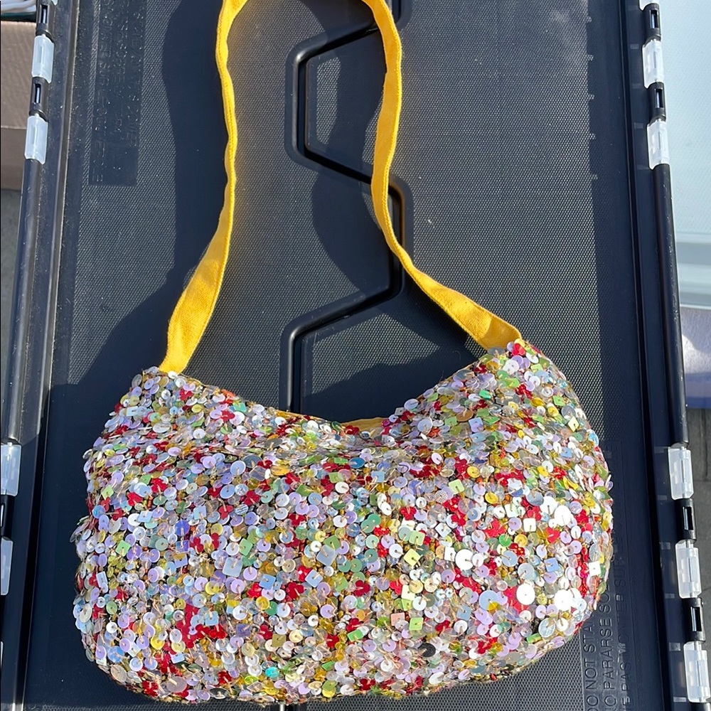 Sequin Shoulder Bag - Multicolor